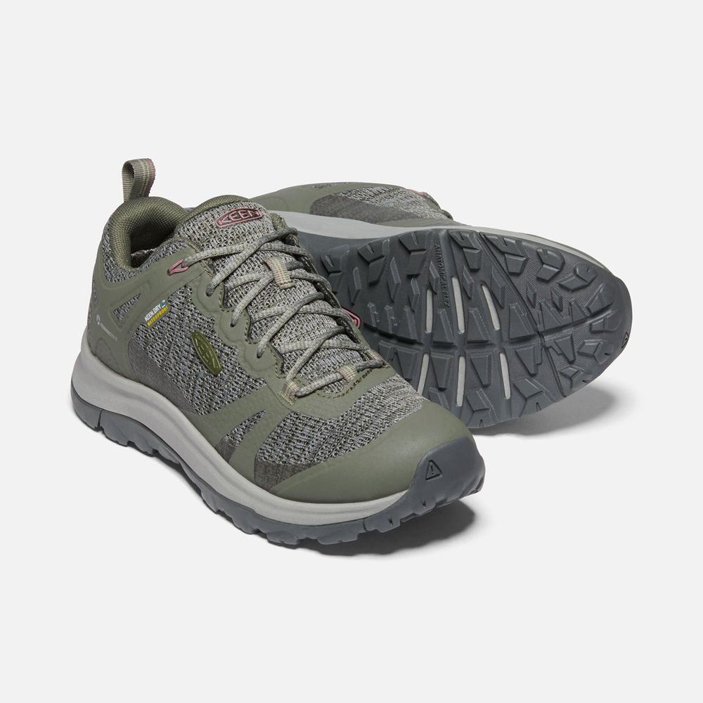 Keen Sneakers Dam Olivgröna - Terradora Ii Waterproof Shoes - 130796MIC